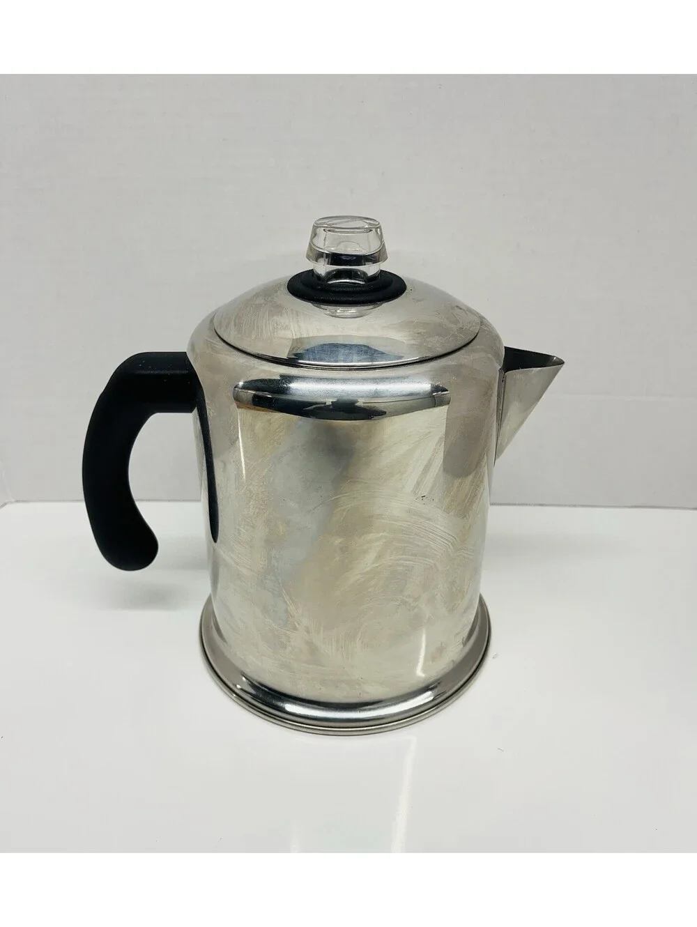 Farberware Stove Top Percolator Coffee Pot Stainless Steel 8 Cup  Camping